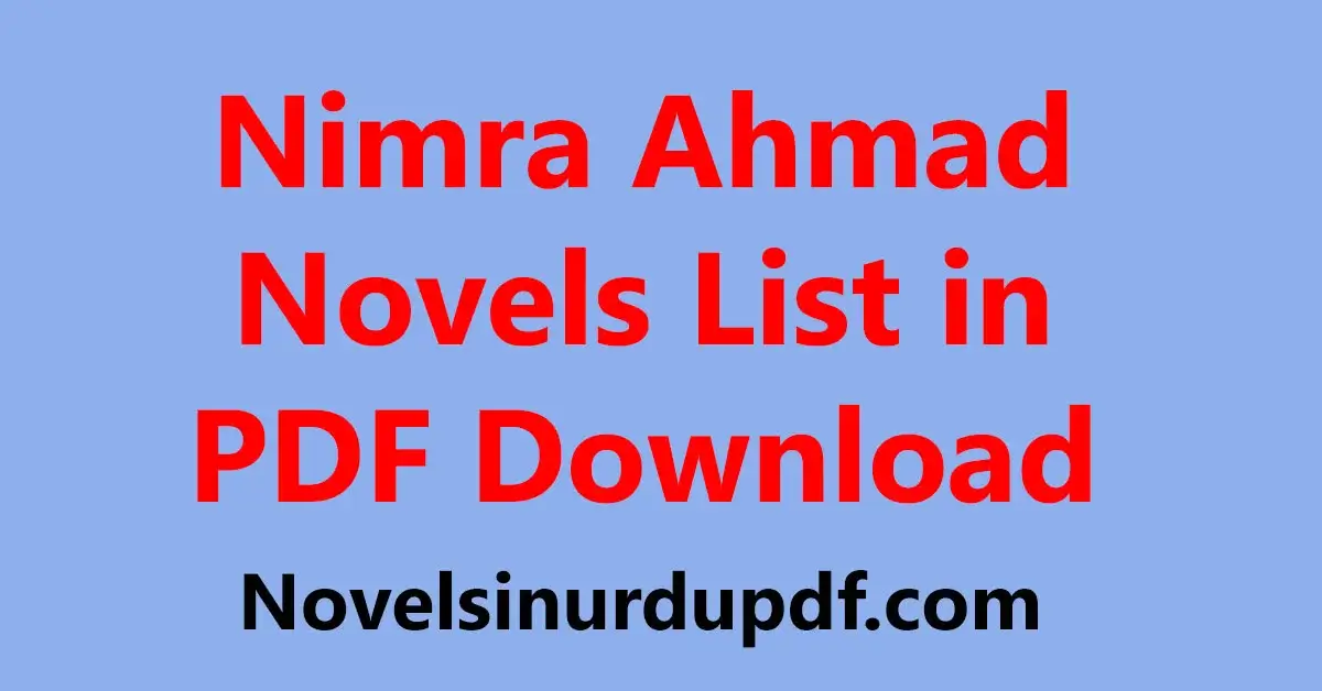 Nimra Ahmad Novels